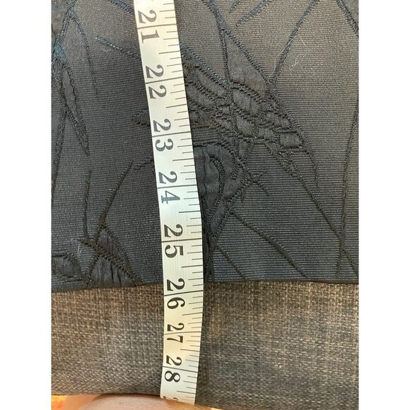 MIX by Tahari ASL Black Textured Shiny Single Button Blazer Sz 10 - Picture 12 of 12